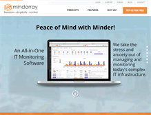 Tablet Screenshot of mindarraysystems.com